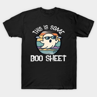 This Is Some Boo Sheet, Funny Dinosaure Halloween Party,Happy Halloween Day,Funny Spooky Vibes, Funny Pumpkin Gift T-Shirt